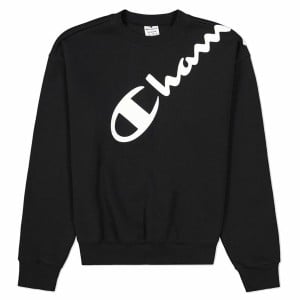 Women’s Sweatshirt without Hood Champion Diagonal Logo Black