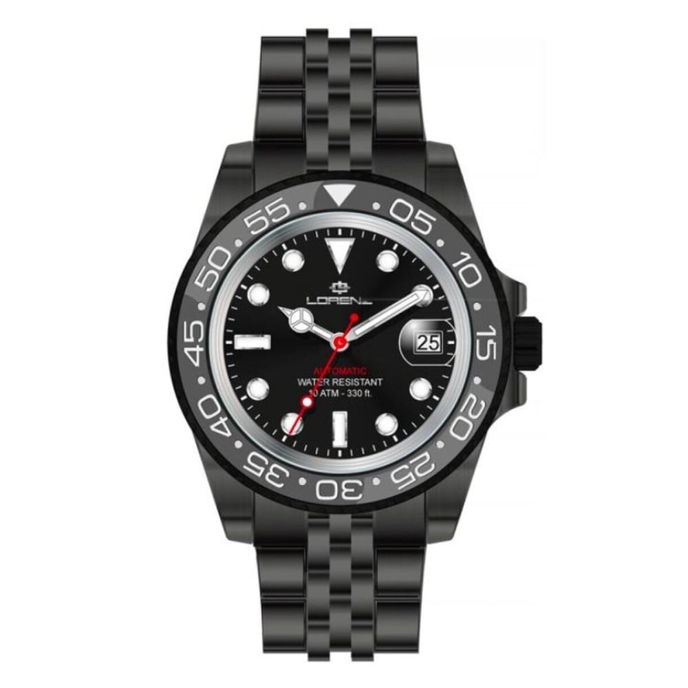 Herrenuhr Lorenz 26130AA Schwarz (Ø 43 mm)
