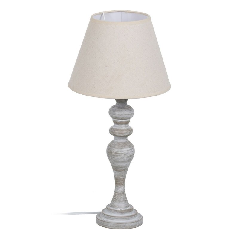 Lampe de bureau Beige Gris 60 W 220-240 V 25 x 25 x 50 cm