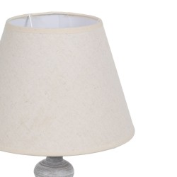 Tischlampe Beige Grau 60 W 220-240 V 25 x 25 x 50 cm