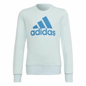 Sweat-shirt sans capuche fille Adidas Essentials Cyan