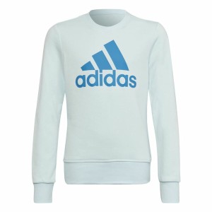 Sweatshirt ohne Kapuze für Mädchen Adidas Essentials Türkis