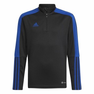 Jungen Sweater ohne Kapuze Adidas Tiro Essential Schwarz