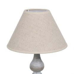 Lampe de bureau Beige Gris 60 W 220-240 V 20 x 20 x 34 cm