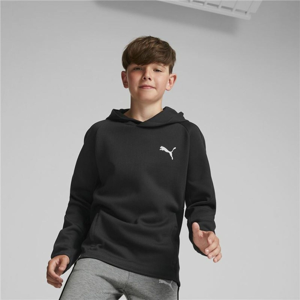 Sweat à capuche unisex Puma Evostripe Youth Noir