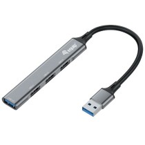 Hub USB 4 Ports Equip 12896007101 Aluminium