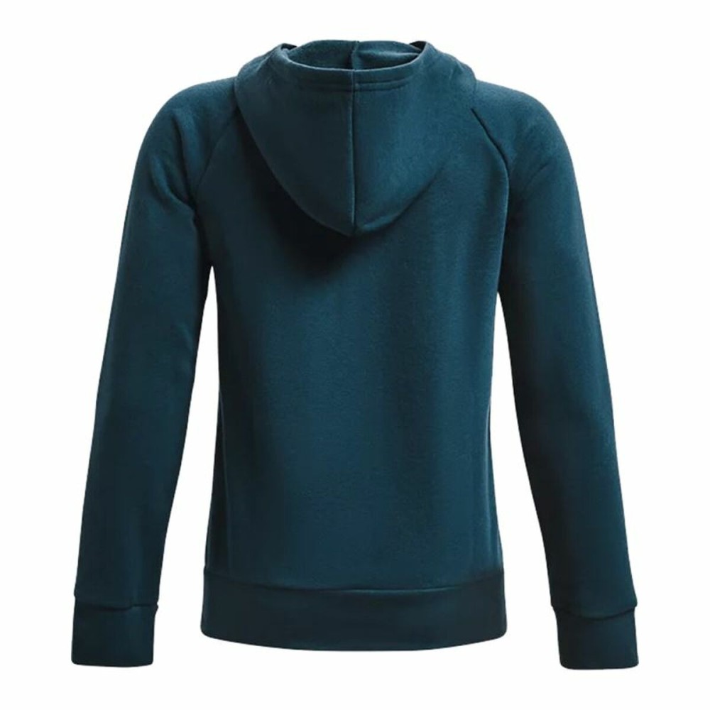 Jungen Sweater mit Kapuze Under Armour Rival Fleece Hoodie Türkis