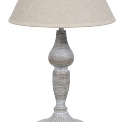 Desk lamp Beige Grey 60 W 220-240 V 20 x 20 x 34 cm