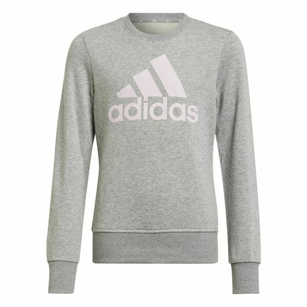 Hoodless Sweatshirt for Girls Adidas Essentials Grey