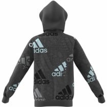 Unisex Hoodie Adidas Performance Dark grey