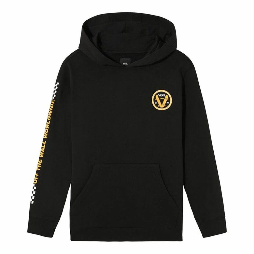 Sweat à capuche unisex Vans Global Stack Po-B Noir