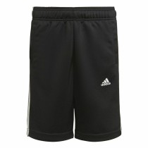 Short de Sport pour Enfants Adidas  D2M 3 Stripes Noir