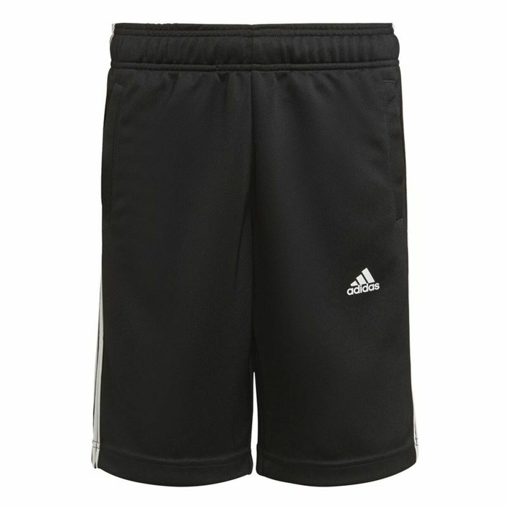 Sportshorts für Kinder Adidas  D2M 3 Stripes Schwarz