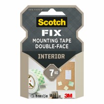 Ruban adhésif double face Scotch 19 mm x 1,5 m Blanc