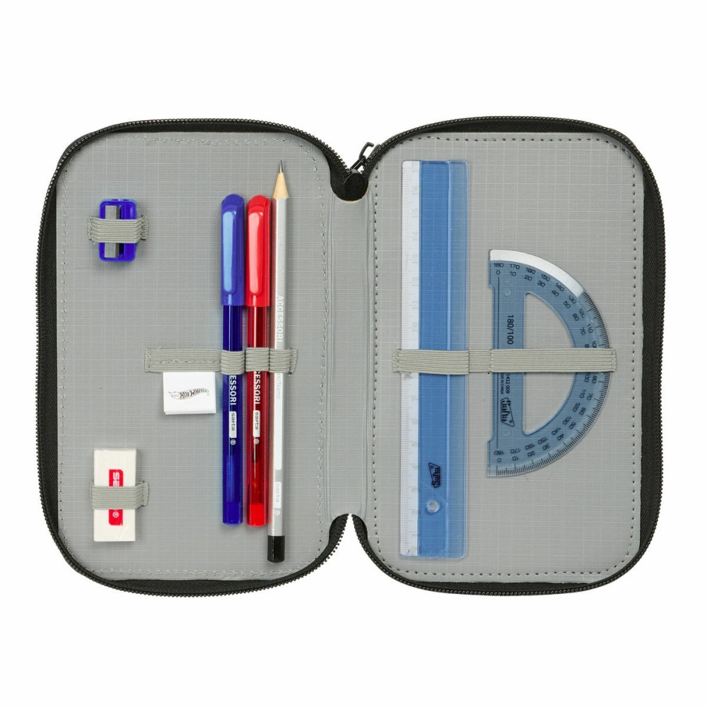 Holdall Hot Wheels Multicolour 12,5 x 19,5 x 5,5 cm 37 Pieces