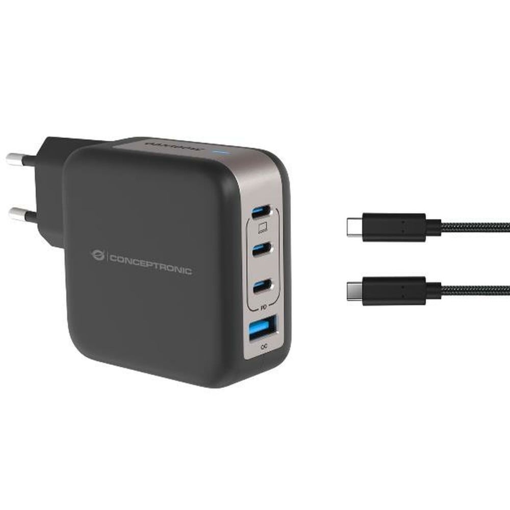 Wandladegerät Conceptronic 120550903101 Schwarz 100 W