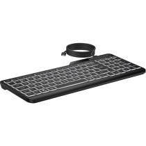Tastatur mit Maus HP 7N7C1AA Schwarz Qwerty US Qwerty Spanisch