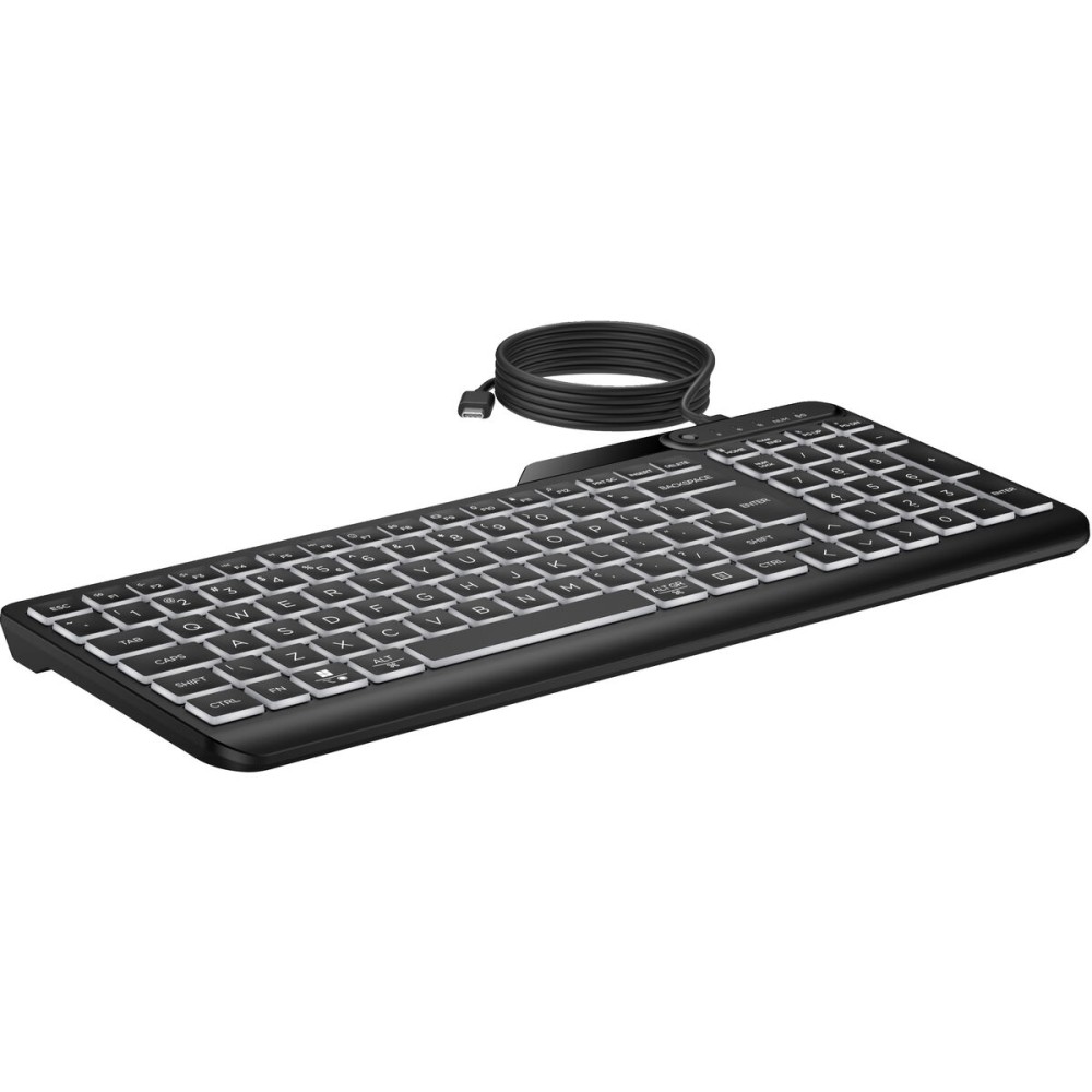 Tastatur mit Maus HP 7N7C1AA Schwarz Qwerty US Qwerty Spanisch