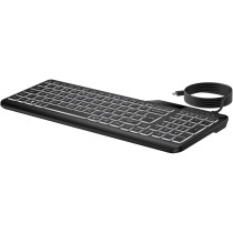 Tastatur mit Maus HP 7N7C1AA Schwarz Qwerty US Qwerty Spanisch