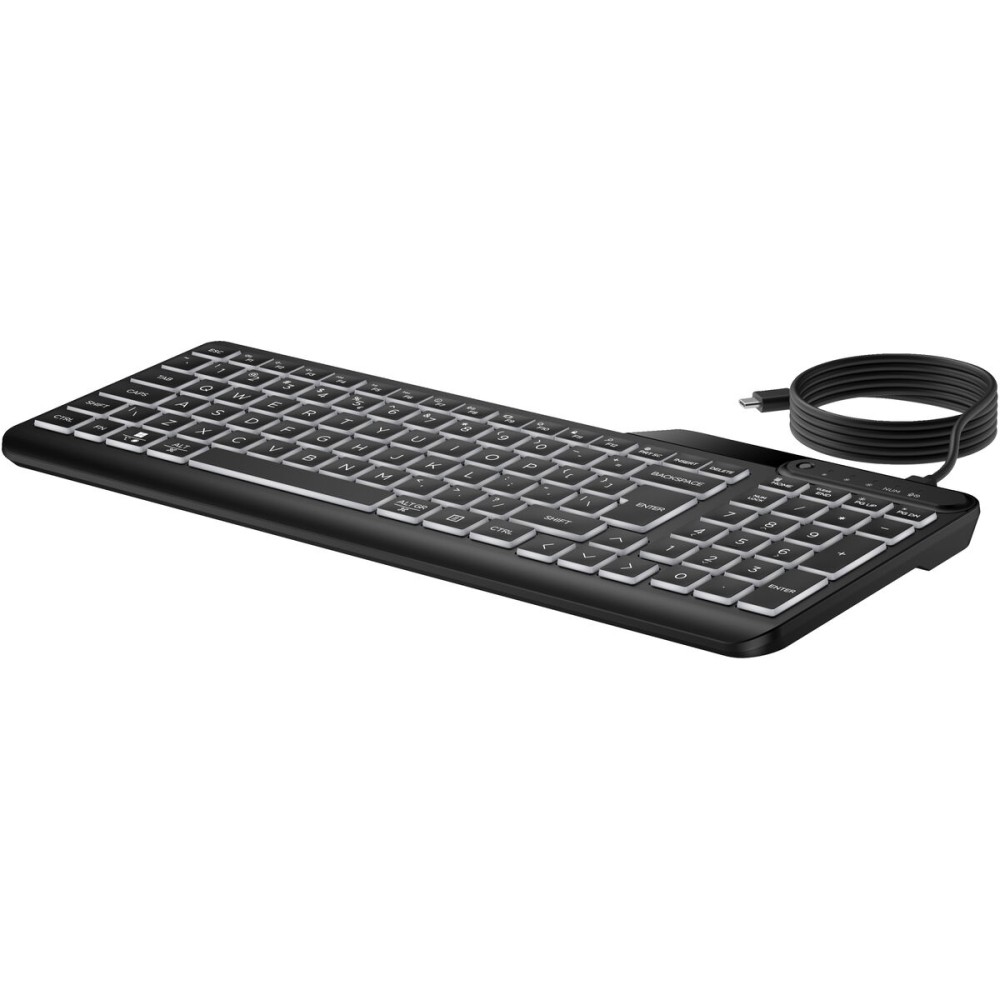 Tastatur mit Maus HP 7N7C1AA Schwarz Qwerty US Qwerty Spanisch