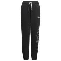 Children's Tracksuit Bottoms Adidas Essentials French Terry Black