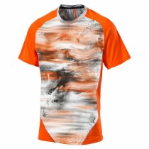 Herren Kurzarm-T-Shirt Graphic Tee Shocking Puma  Graphic Tee Shocking Orange