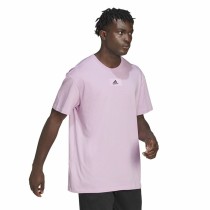 Herren Kurzarm-T-Shirt Adidas Essentials Feelvivid Drop Lavendel