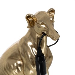 Tischlampe Hund Gold 40 W 220-240 V 25,5 x 16,5 x 36 cm