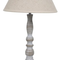 Lampe de bureau Beige Gris 60 W 220-240 V 20 x 20 x 34 cm