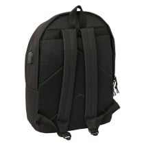 Schulrucksack Atlético Madrid Schwarz 31 x 44 x 18 cm