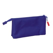 Dreifaches Mehrzweck-Etui Atlético Madrid Blau Weiß Rot 22 x 12 x 3 cm