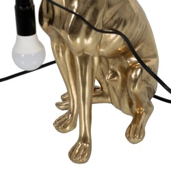 Tischlampe Hund Gold 40 W 220-240 V 25,5 x 16,5 x 36 cm