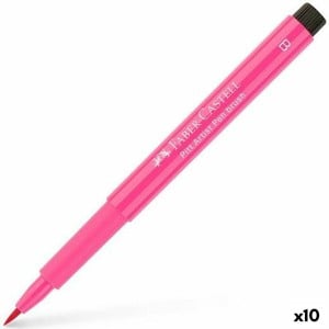 Felt-tip pens Faber-Castell Pitt Artist Light Pink (10 Units)