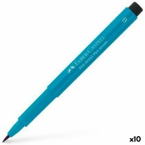 Feutres Faber-Castell Pitt Artist Bleu de Colbat (10 Unités)