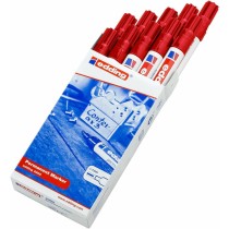 Marqueur permanent Edding 3300 Rouge (10 Unités)