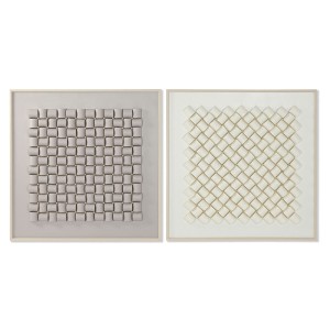 Leinwand Home ESPRIT polystyrol Leinwand 100 x 3,5 x 100 cm