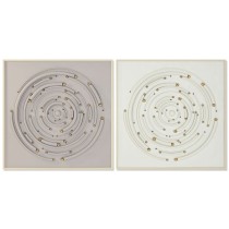 Canvas Home ESPRIT polystyrene Canvas 100 x 3,5 x 100 cm