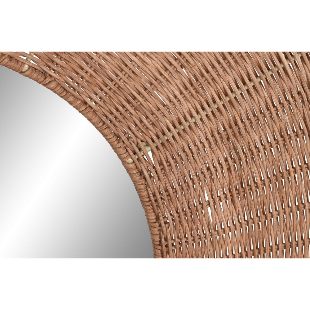 Miroir mural Home ESPRIT Marron Naturel Tropical 98 x 1 x 98 cm