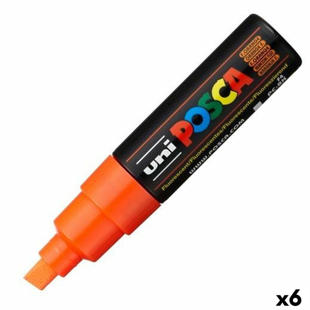 Filzstifte POSCA PC-8K Orange 6 Stück