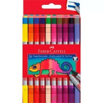 Marker-Set Faber-Castell Etüie Bunt (5 Stück)