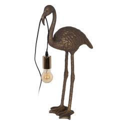 Tischlampe Flamingo Gold Polyesterharz 40 W 220-240 V 37 x 19 x 59 cm