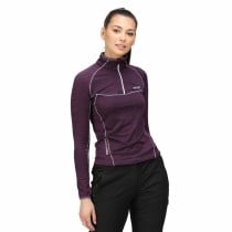 Langarm Damen T-Shirt Regatta Yonder Half-Zip Purpur