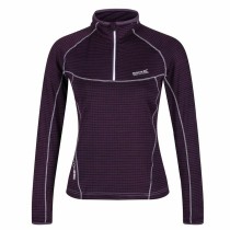 Women's long sleeve T-shirt Regatta Yonder Half-Zip Purple