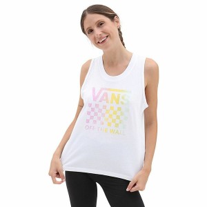 Débardeur Femme Vans  Lock Box Tank Blanc