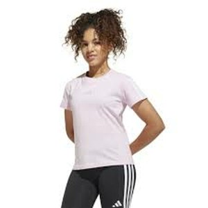 Child's Short Sleeve T-Shirt Adidas JG 3S TEE 160 JF3678 Pink