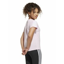 Child's Short Sleeve T-Shirt Adidas JG 3S TEE 160 JF3678 Pink