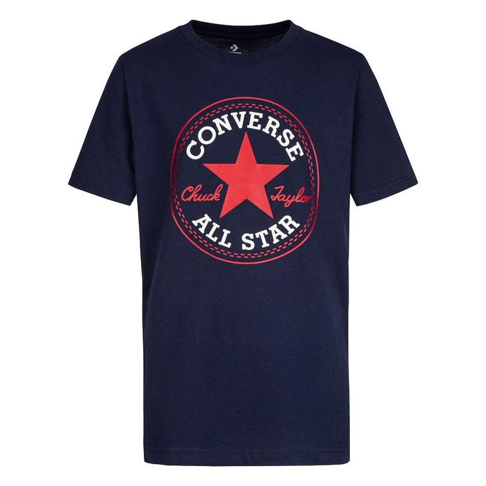 T shirt à manches courtes Enfant Converse CNVB CHUCK PATCH TEE 966500 BA0 Blue marine