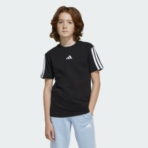 Child's Short Sleeve T-Shirt Adidas J 3S TEE 160 JD6487 Black