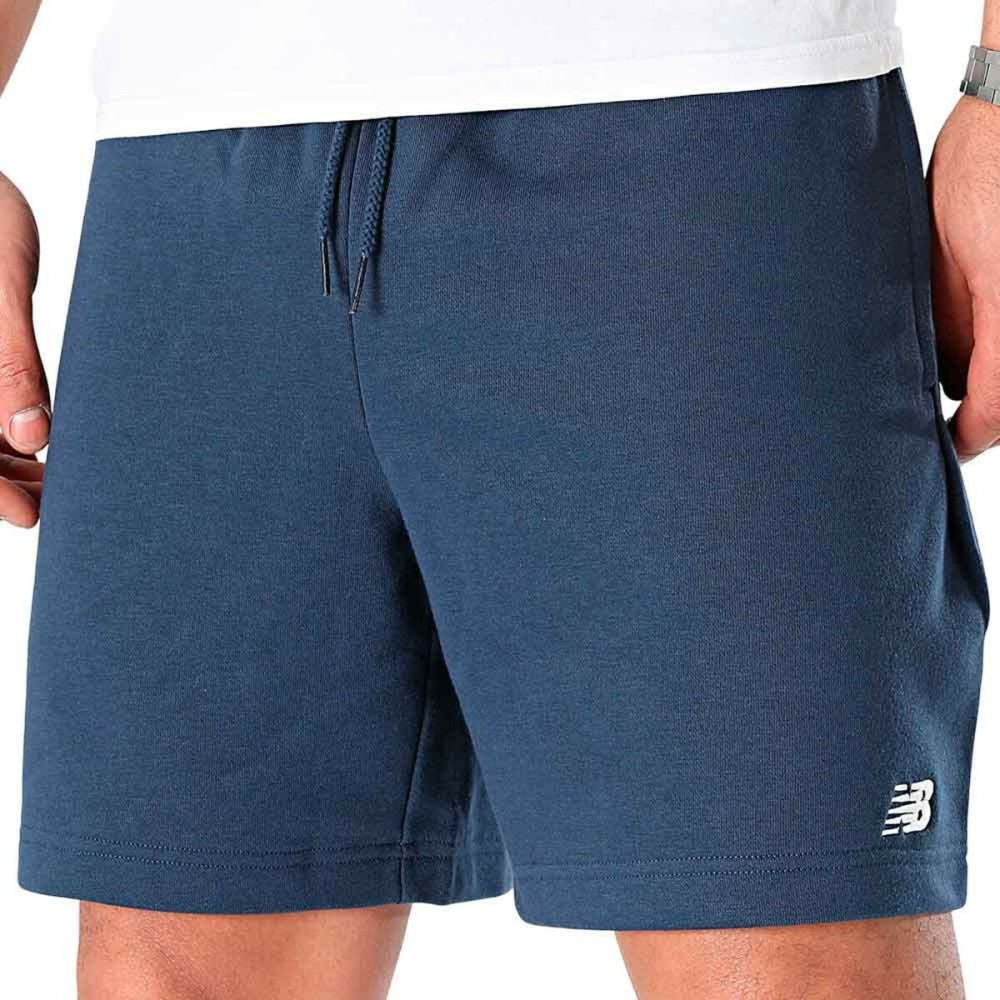 Sport Shorts New Balance SPORT ESSENTIALS FRENCH TERY SHORT 7 MS41520 NNY Marineblau