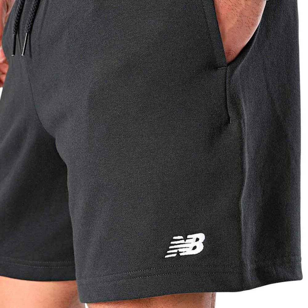 Sport Shorts New Balance SPORT ESSENTIALS FRENCH TERY SHORT 7 MS41520 Schwarz